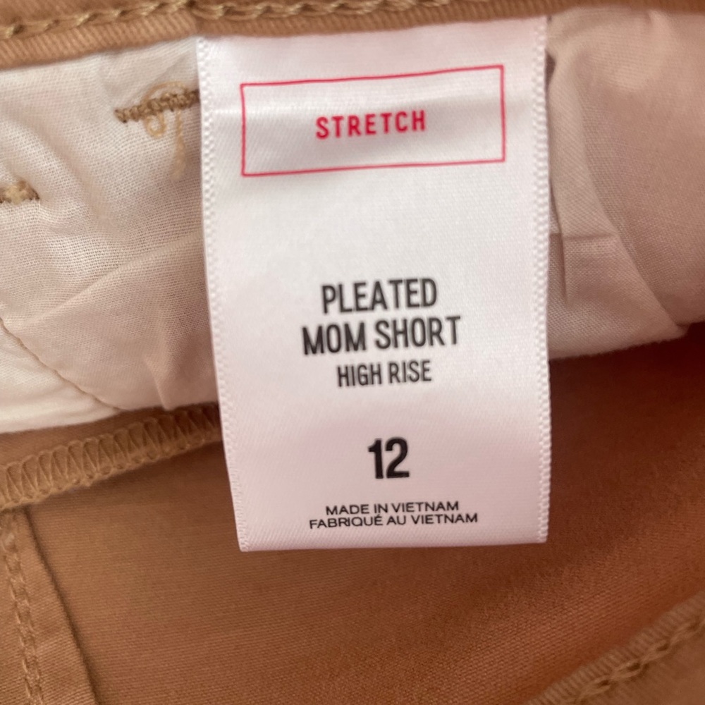 Express Pleated High Rise Mom Short - Picture 6 of 7